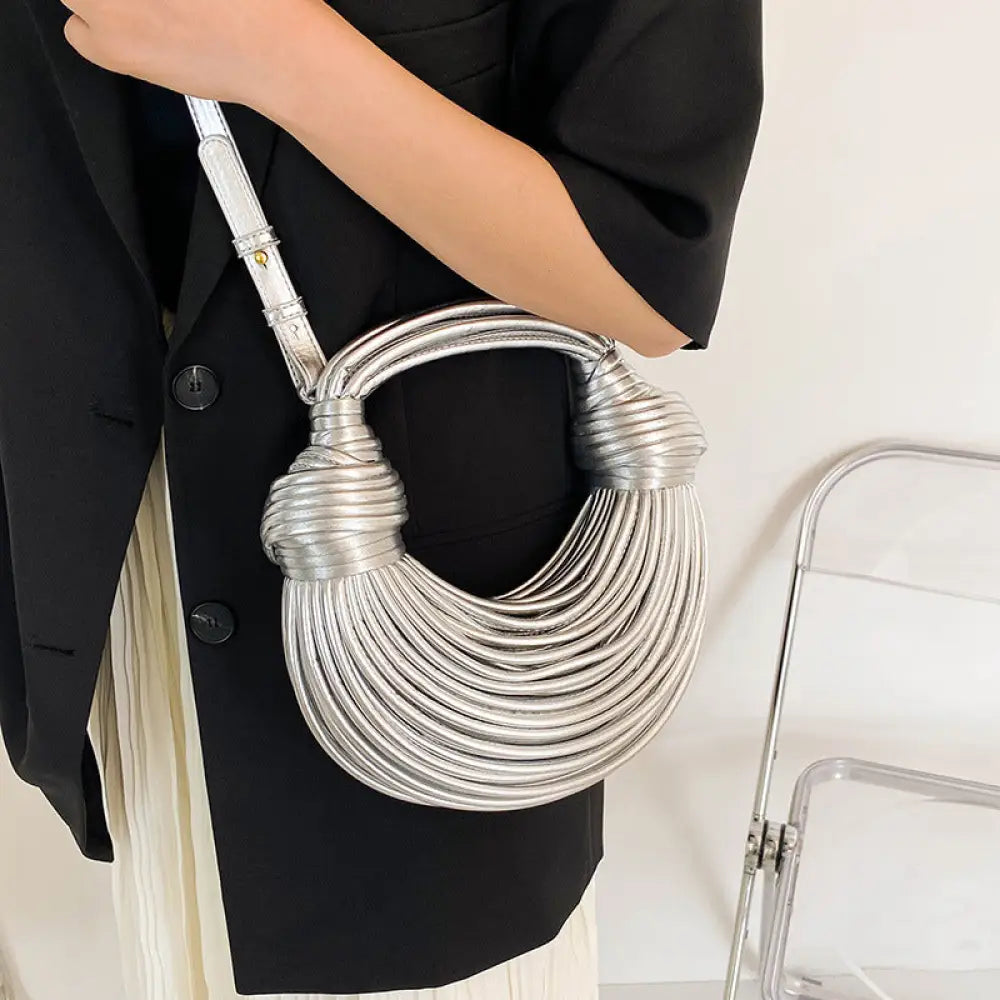 Chic Metal Noodles Underarm Bag | Timeless French Style | same ANTHEM - Bag