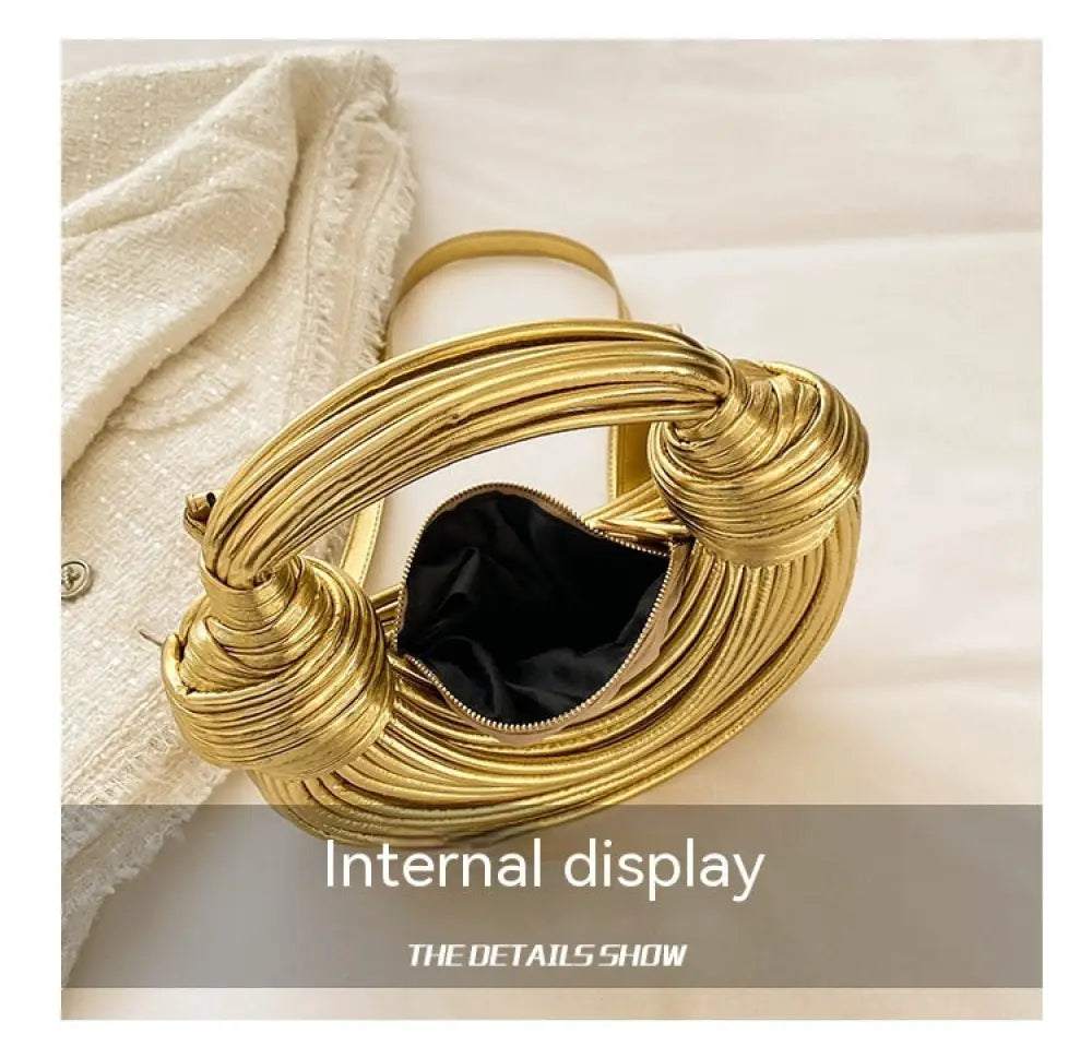 Chic Metal Noodles Underarm Bag | Timeless French Style | same ANTHEM - Bag
