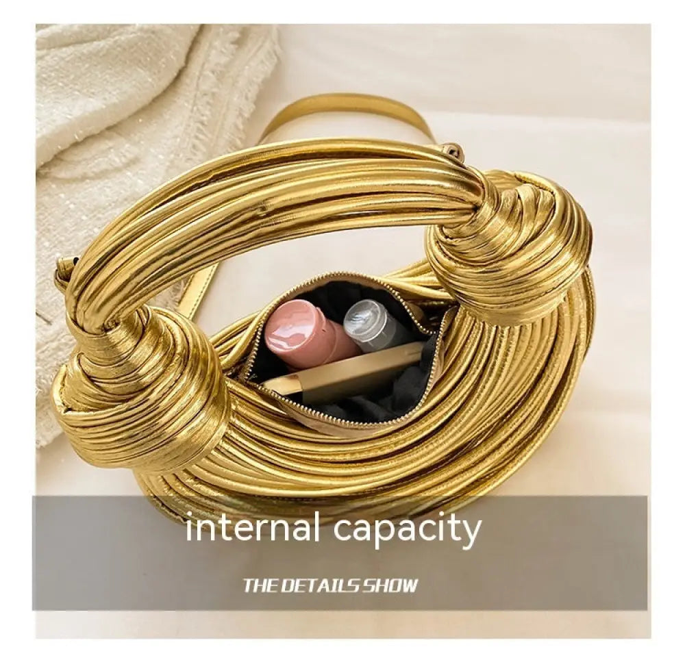 Chic Metal Noodles Underarm Bag | Timeless French Style | same ANTHEM - Bag