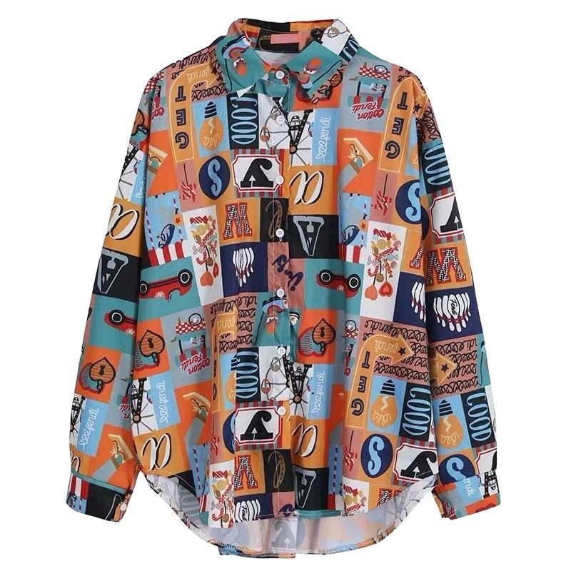 Chic Patchwork Pattern Shirt for Women | same ANTHEM – Made for Soulmates & Lovers