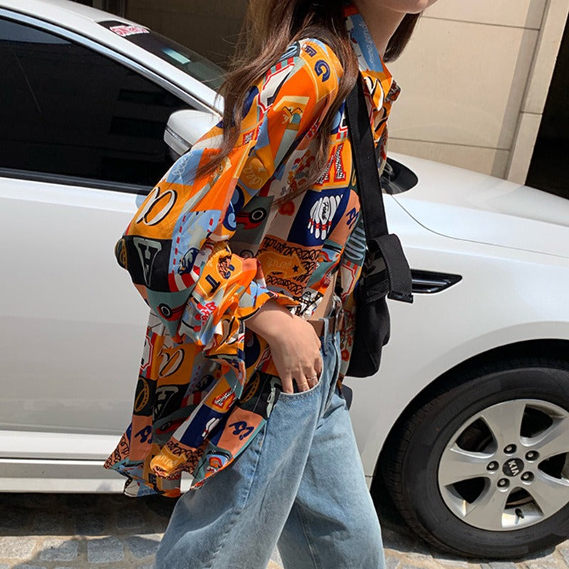Chic Patchwork Pattern Shirt for Women | same ANTHEM – Made for Soulmates & Lovers