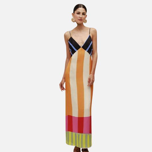 Chic Striped Summer Dress – same ANTHEM - Multicolour / S