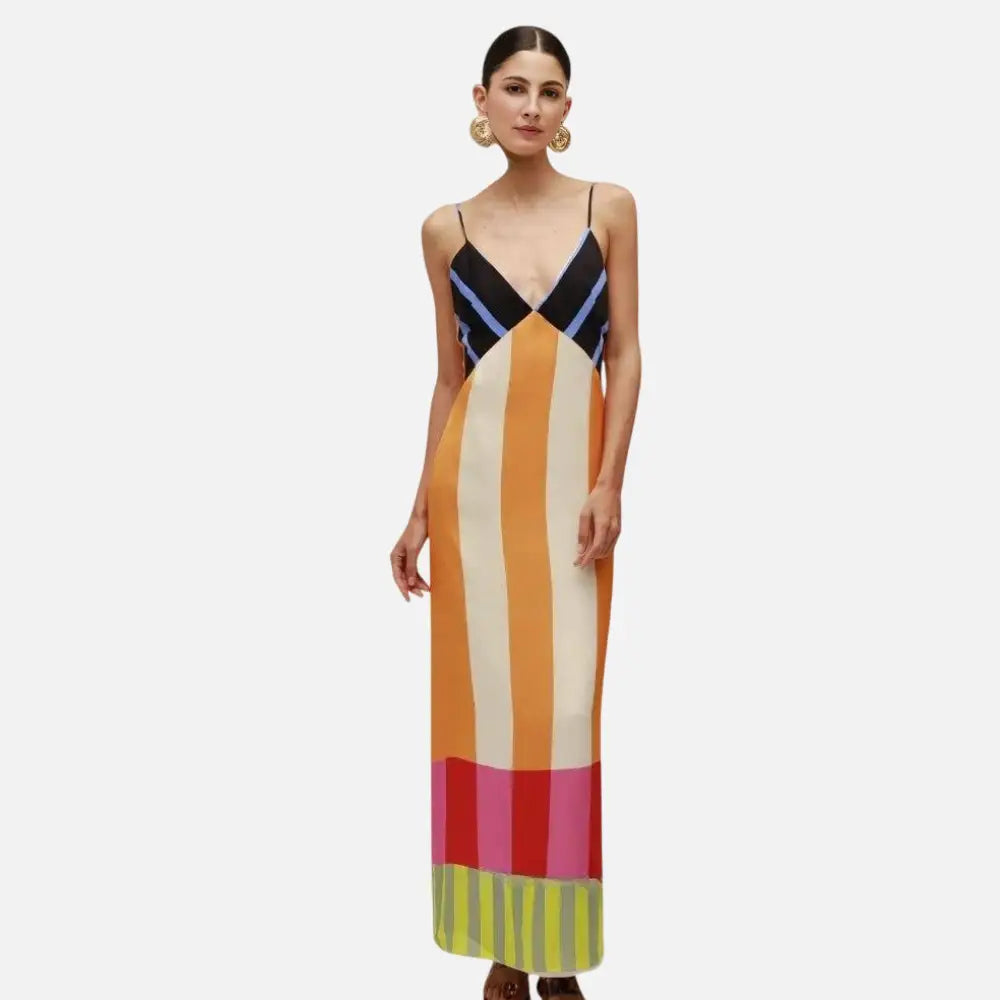 Chic Striped Summer Dress – same ANTHEM - Multicolour / S