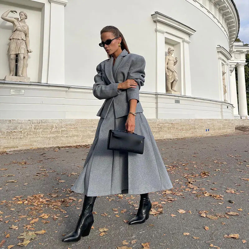 Chic Suit & Skirt Set – same ANTHEM