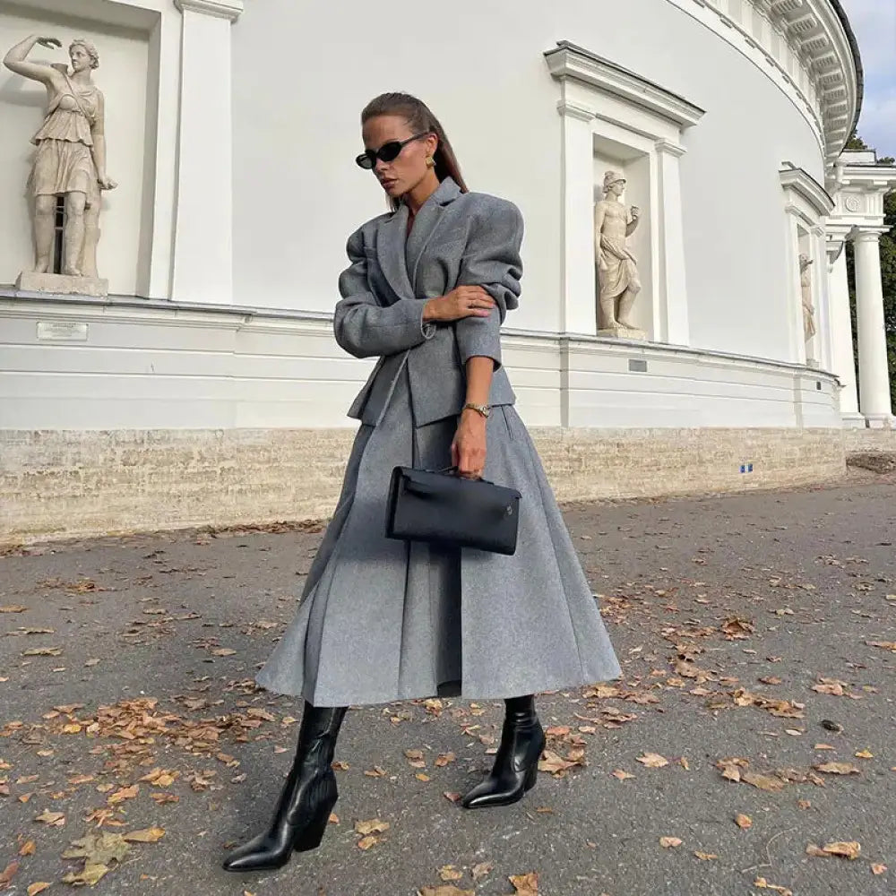 Chic Suit & Skirt Set – same ANTHEM