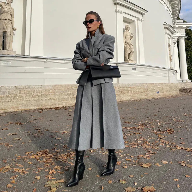 Chic Suit & Skirt Set – same ANTHEM