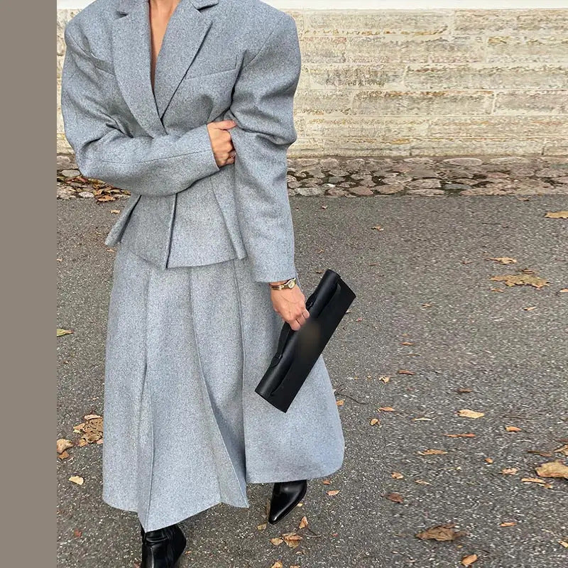 Chic Suit & Skirt Set – same ANTHEM