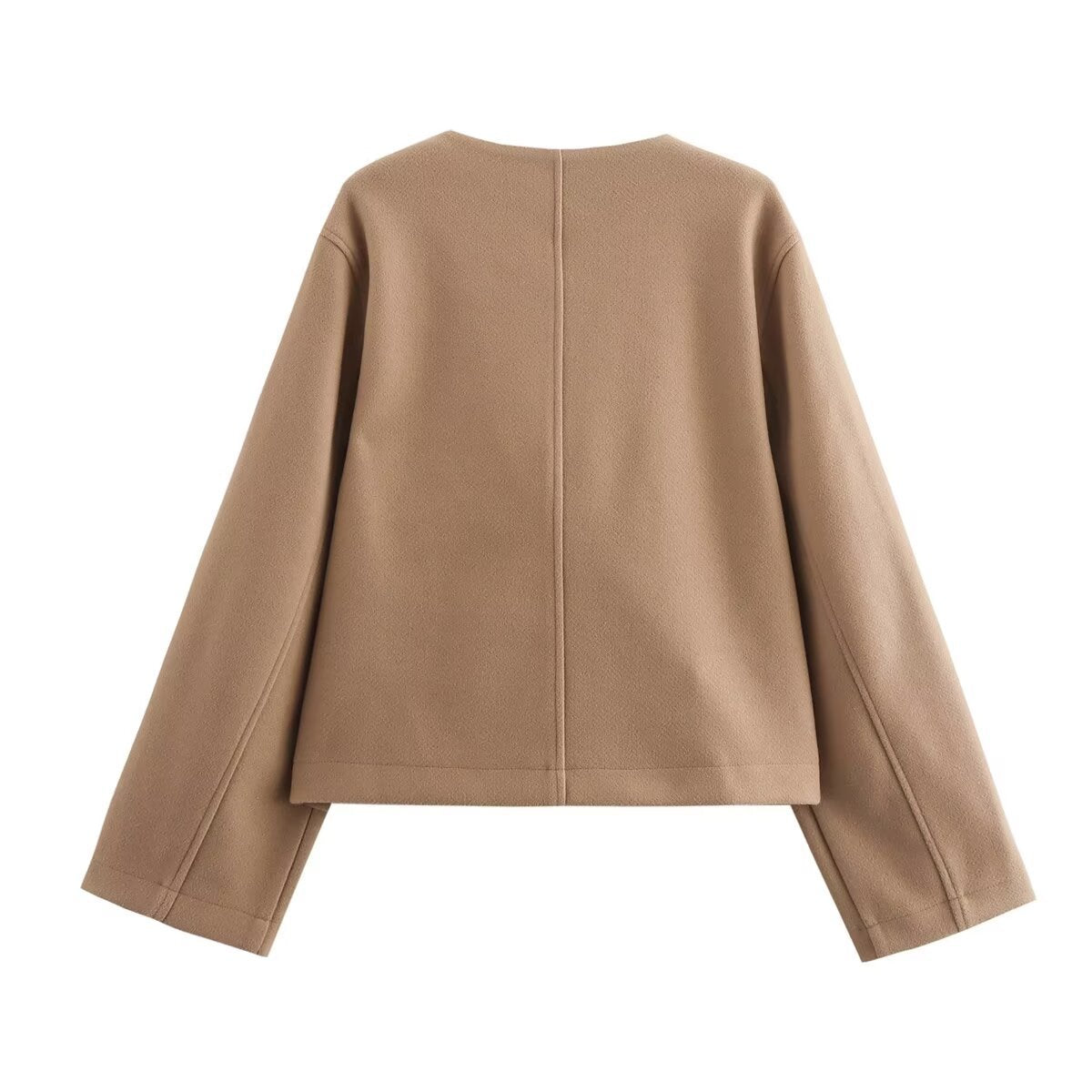 Chic Woolen Suit Collar Cardigan Jacket | same ANTHEM