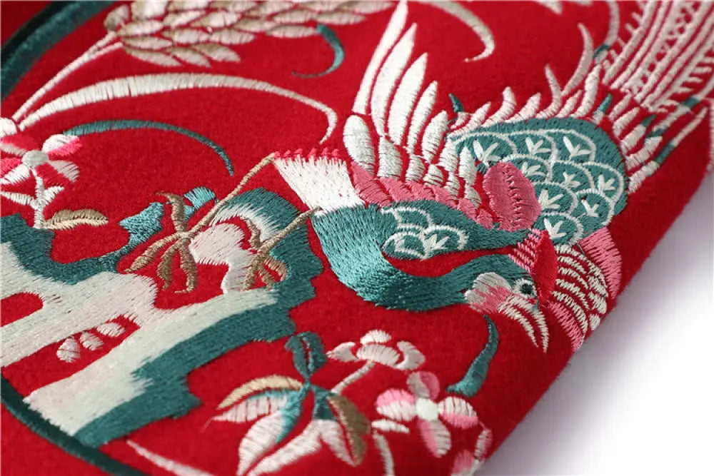 Chinese Embroidered Wool Coat | same ANTHEM. - Jacket