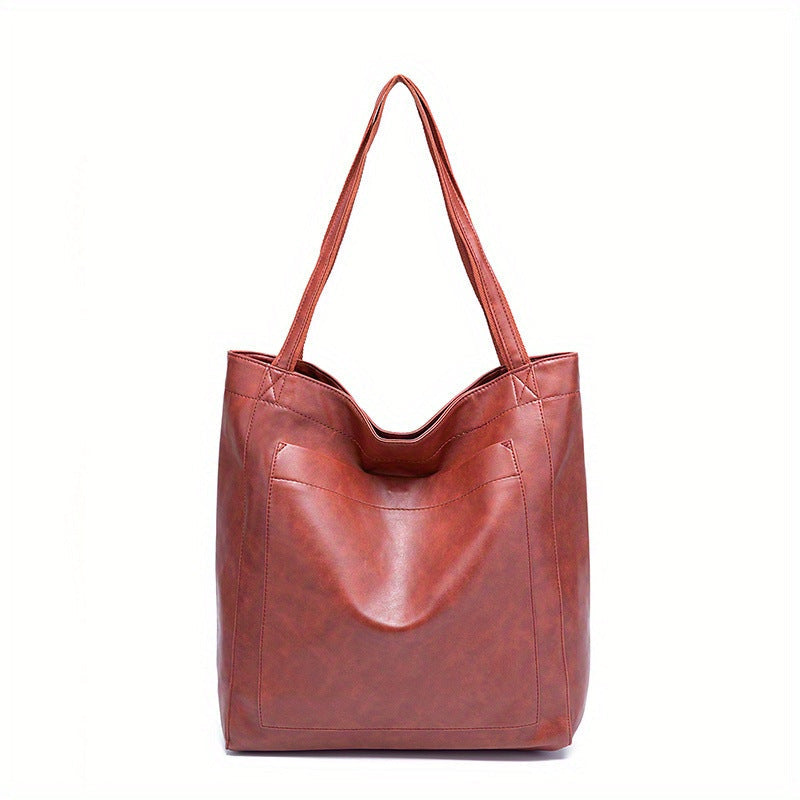Classic Chic Soft PU Leather Tote – same ANTHEM | Made for Lovers & Soulmates