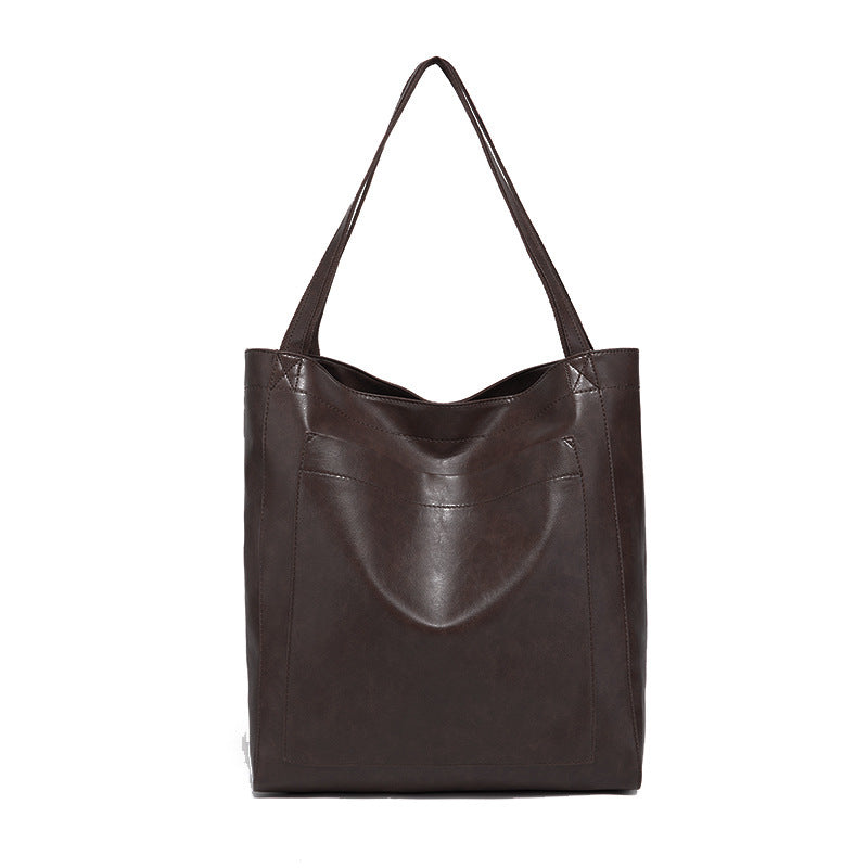 Classic Chic Soft PU Leather Tote – same ANTHEM | Made for Lovers & Soulmates