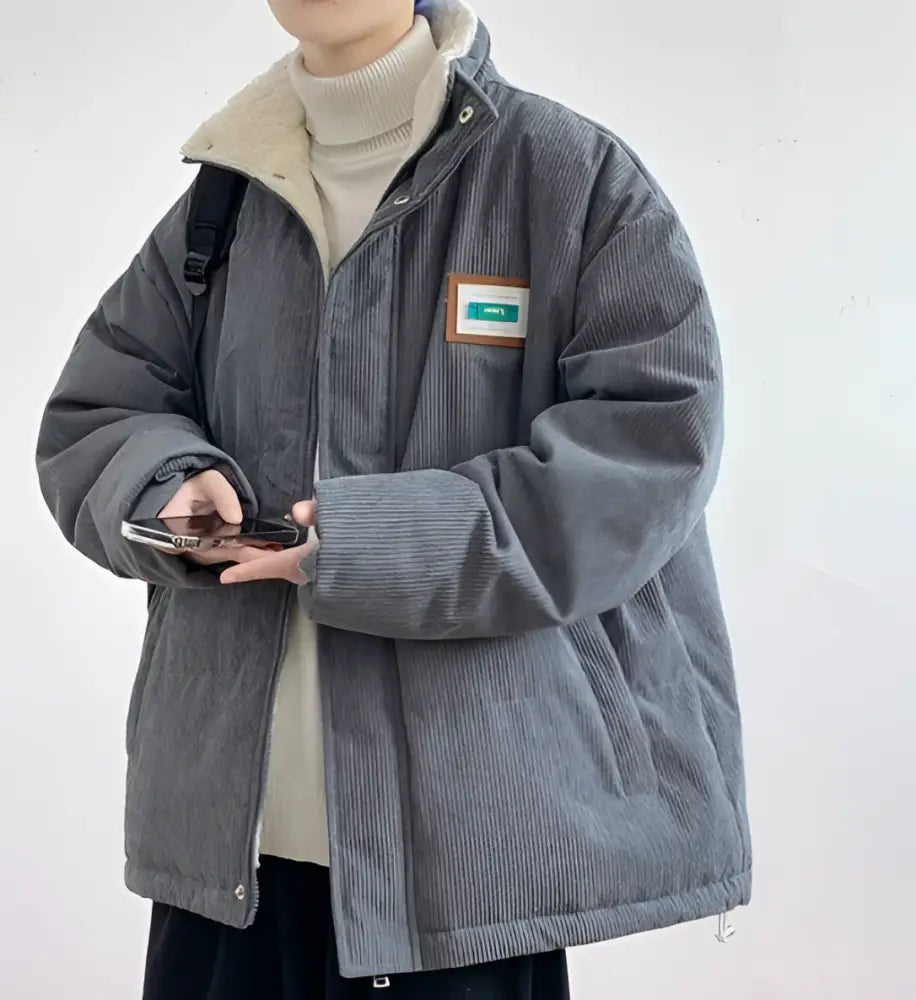 Classic Corduroy Cotton Coat Men | same ANTHEM. Men’s Coats