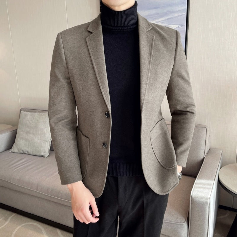 Classic Lightly Mature Woolen Blazer | Elegant Business & Dinner Suit Jacket | same ANTHEM