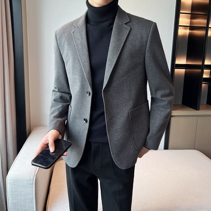 Classic Lightly Mature Woolen Blazer | Elegant Business & Dinner Suit Jacket | same ANTHEM