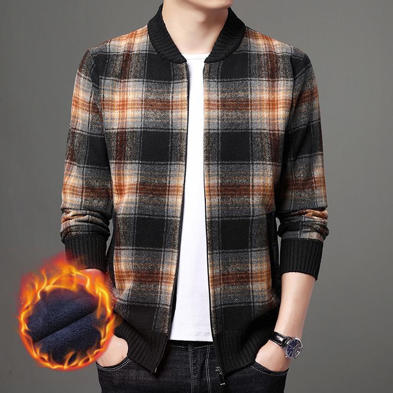 Classic Plaid Fleece Jacket – Made for Soulmates | same ANTHEM - Black / 2XL