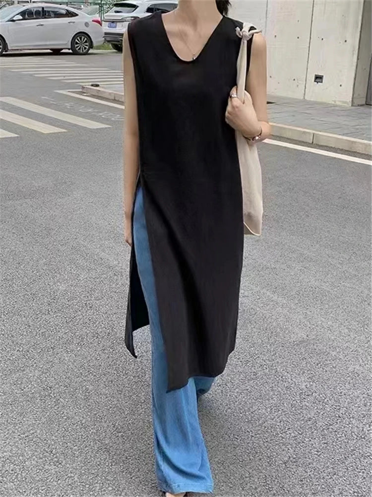 Classic Vintage Cotton Linen Dress for Women | same ANTHEM