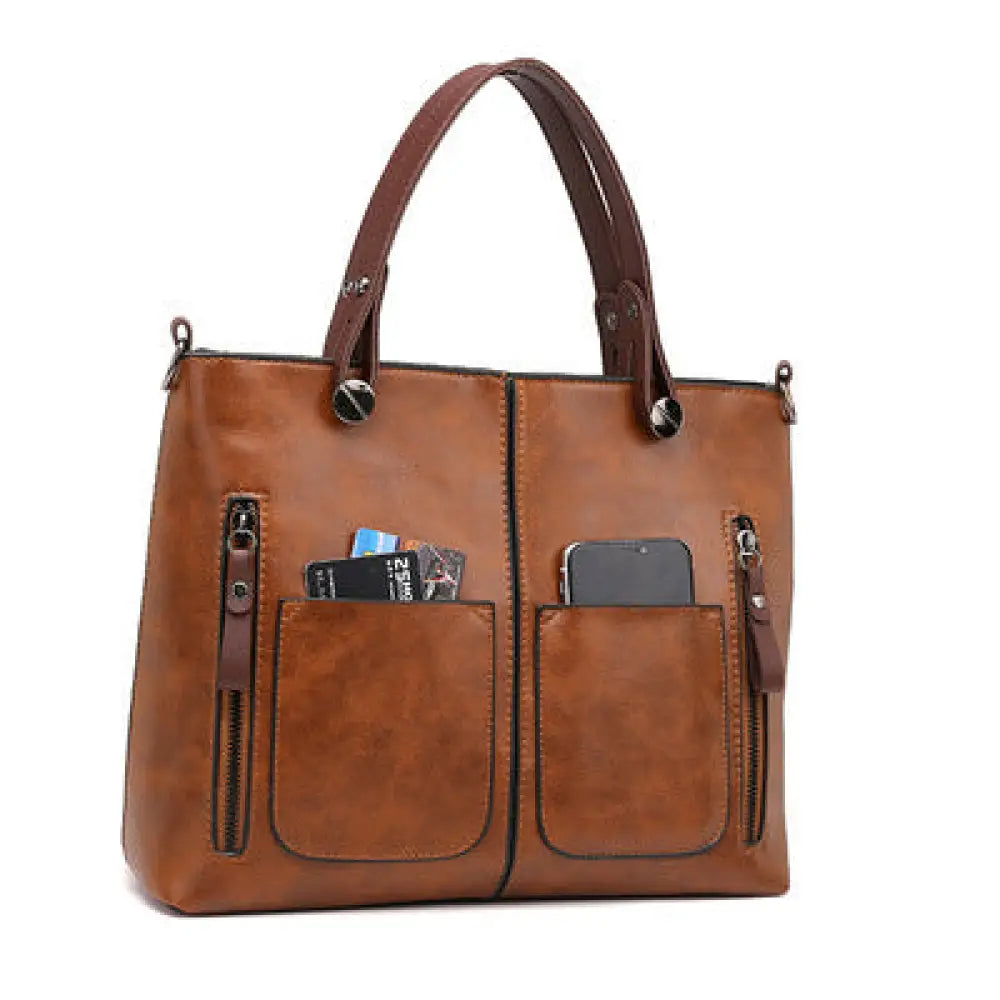 Classy Shoulder Bag – Classic Chic | same ANTHEM - Brown