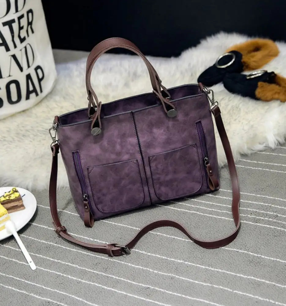 Classy Shoulder Bag – Classic Chic | same ANTHEM - Purple