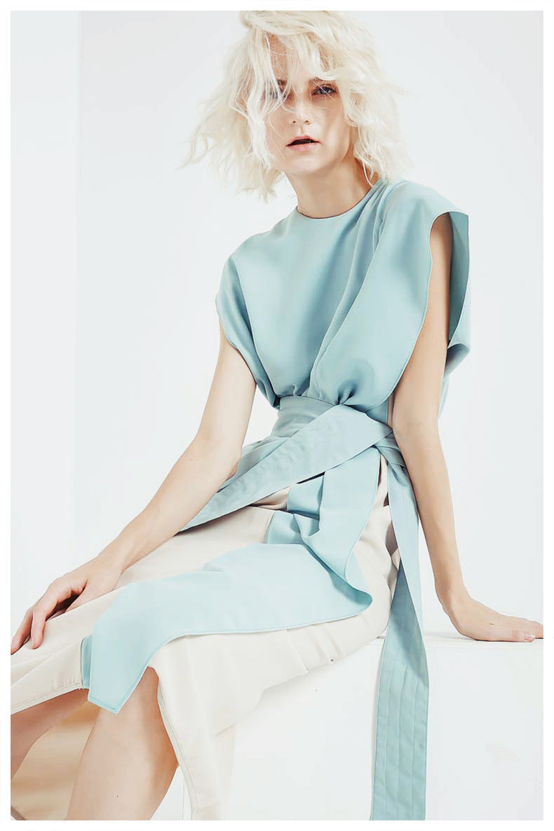 Color Blocking Lace-Up Dress Women – Soulmate Streetwear | same ANTHEM.