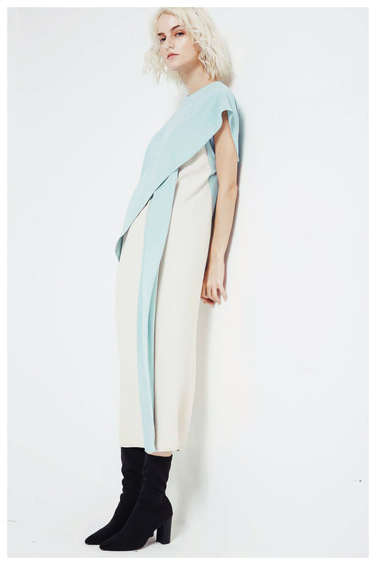 Color Blocking Lace-Up Dress Women – Soulmate Streetwear | same ANTHEM.