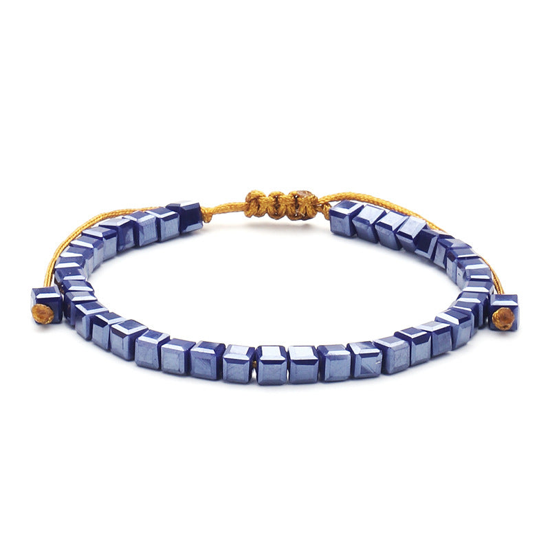 Colorful Boho Crystal Friendship Bracelet – same ANTHEM Soulmate Style - Random 2pcs