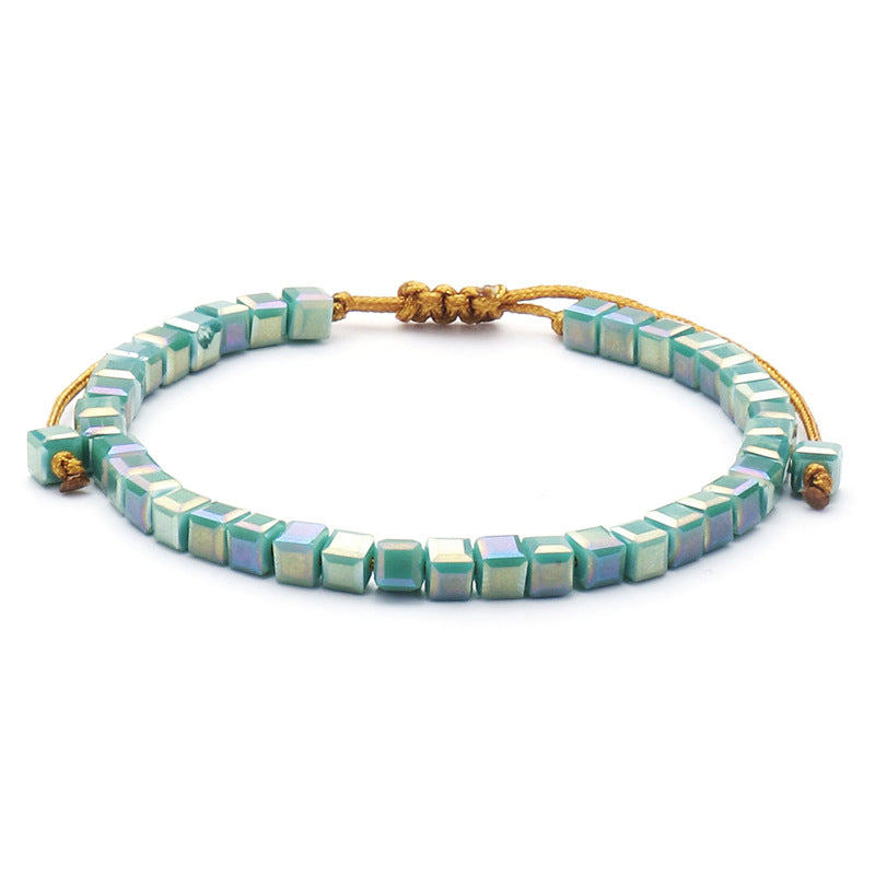 Colorful Boho Crystal Friendship Bracelet – same ANTHEM Soulmate Style - Random 2pcs