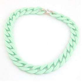 Colorful Chunky Chain Necklace – Statement Boho Streetwear | same ANTHEM
