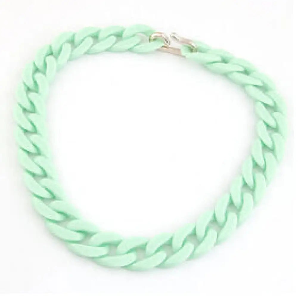 Colorful Chunky Chain Necklace – Statement Boho Streetwear | same ANTHEM