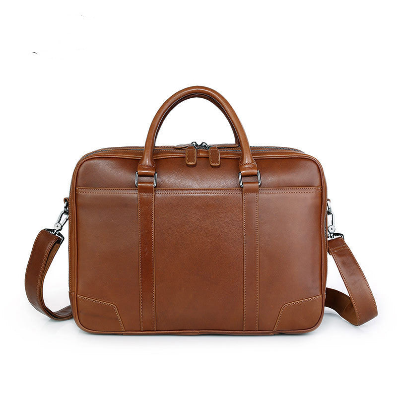 Computer Bag Leather Briefcase – Casual Cool & Easy Day Accessory | same ANTHEM