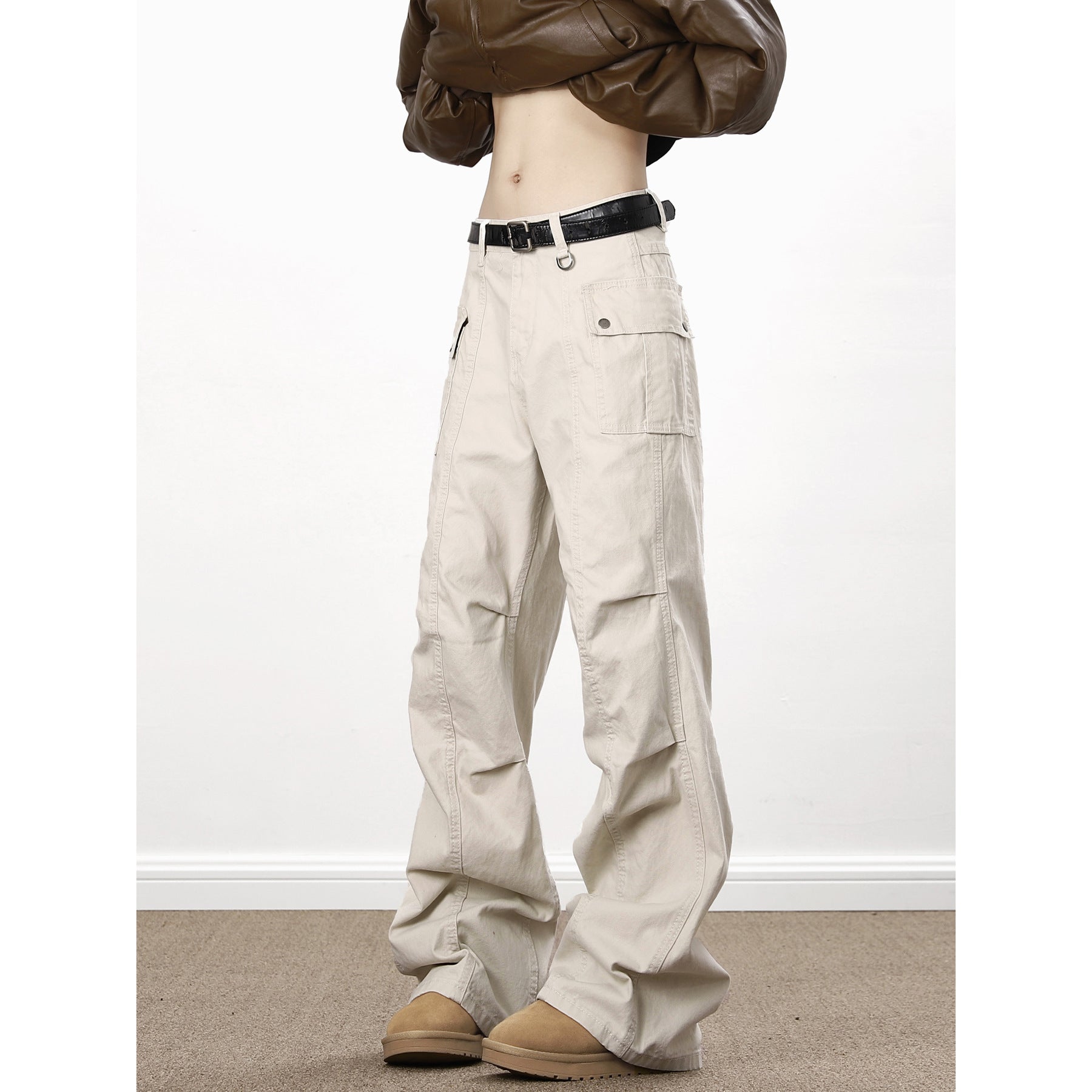 Cool Casual Baggy Pants – Soulmate Streetwear | Same Anthem - Apricot / L - Pants