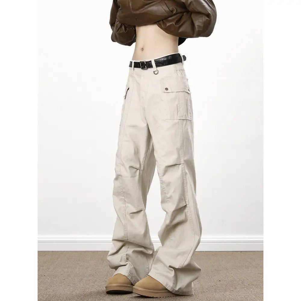 Cool Casual Baggy Pants – Soulmate Streetwear | Same Anthem - Apricot / L - Pants