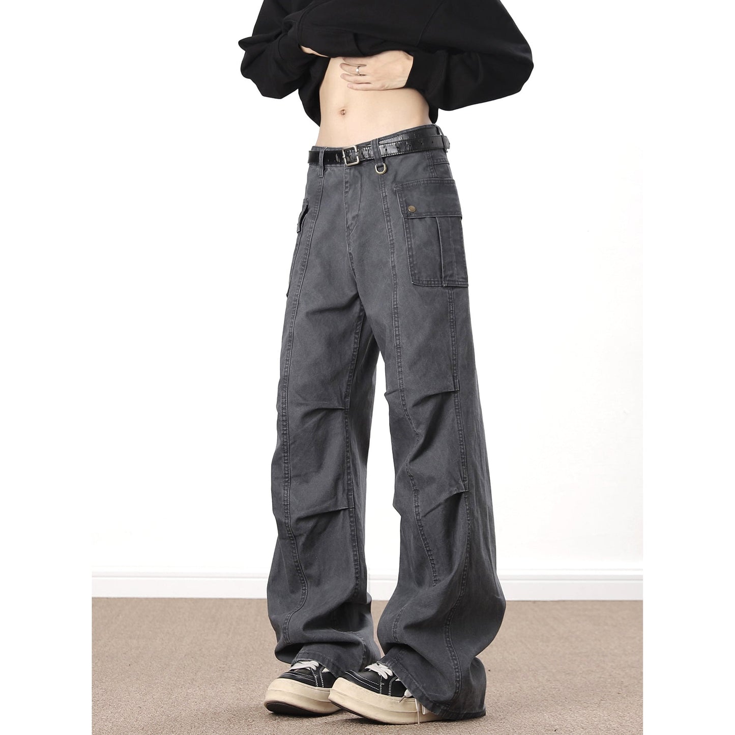 Cool Casual Baggy Pants – Soulmate Streetwear | Same Anthem - Dark Gray / L - Pants