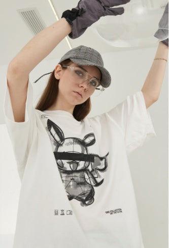 Cotton Couple T-Shirt | same ANTHEM. - White / 2XL - Bag