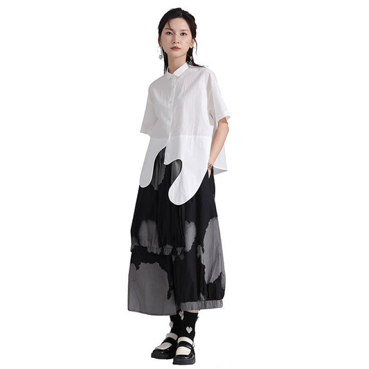 Cotton Irregular Oversized Blouse – Soulmate Streetwear | same ANTHEM