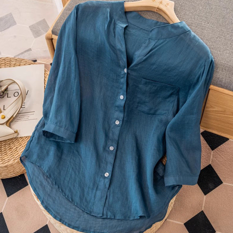 Cotton Linen Summer Shirt – Casual & Elegant | same ANTHEM