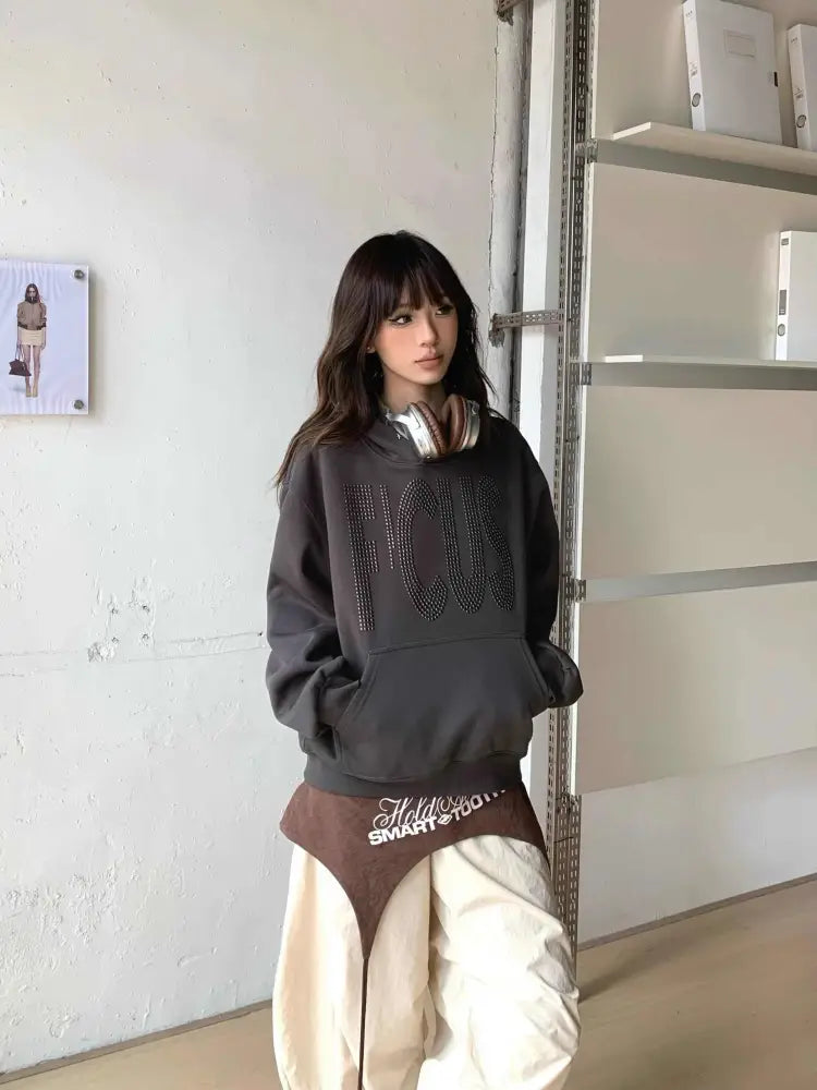 Couple Rhinestone Hoodie - Dreamy Chic Style | same ANTHEM