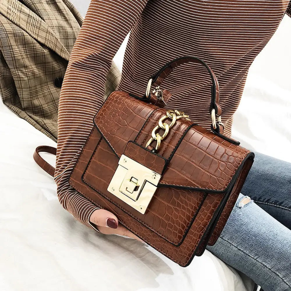 Croc PU Leather Envelope Crossbody | Soulmate Streetwear – same ANTHEM.