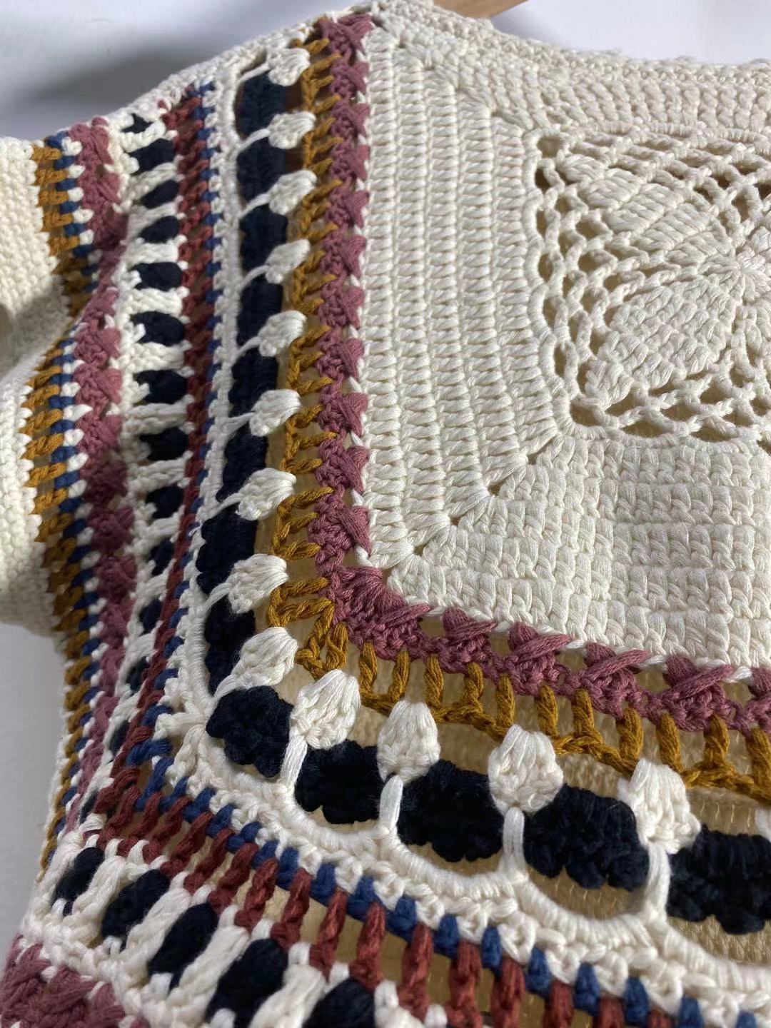 Crochet Knitted Pullover | same ANTHEM. - Bag