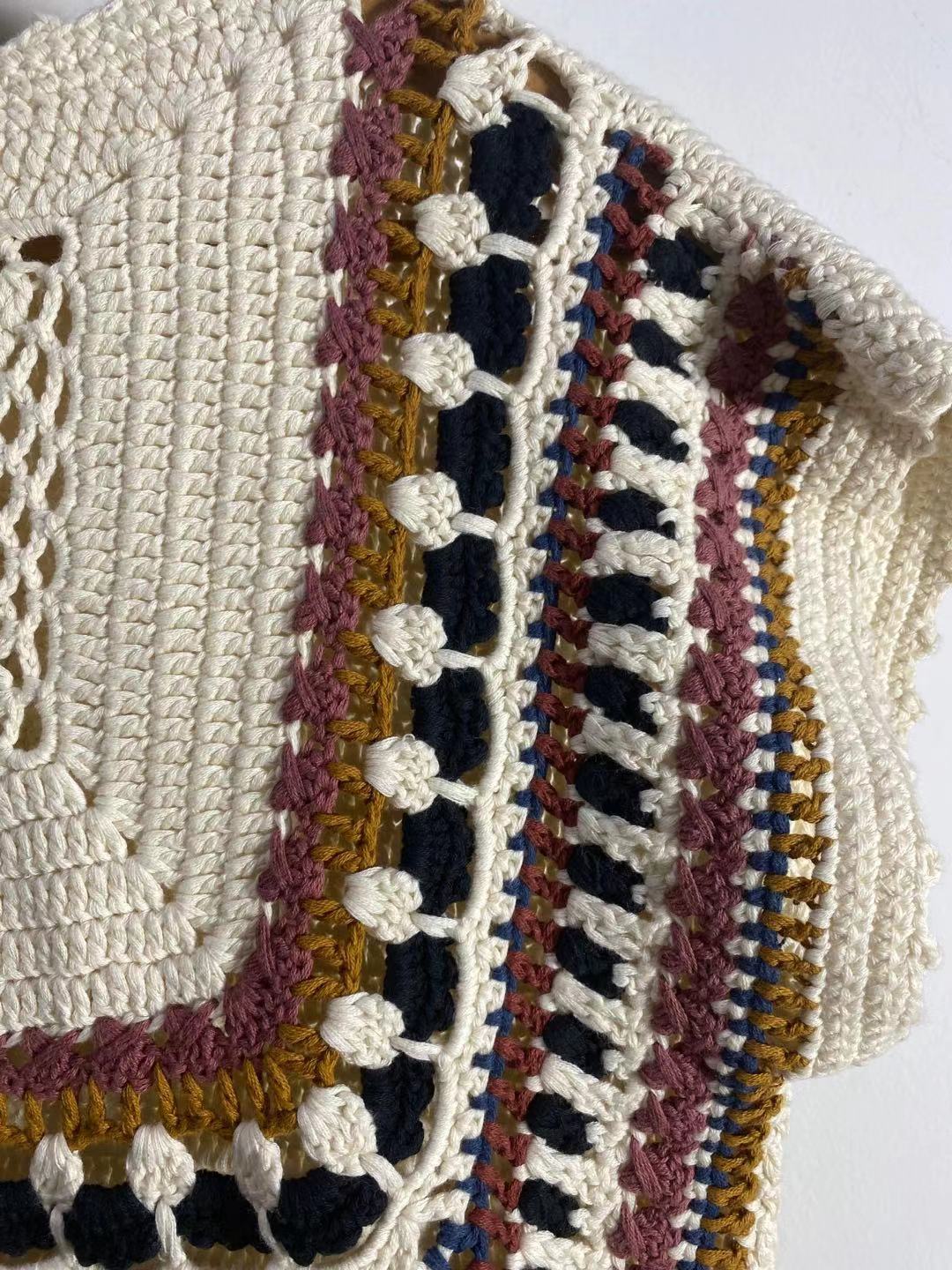 Crochet Knitted Pullover | same ANTHEM. - Bag