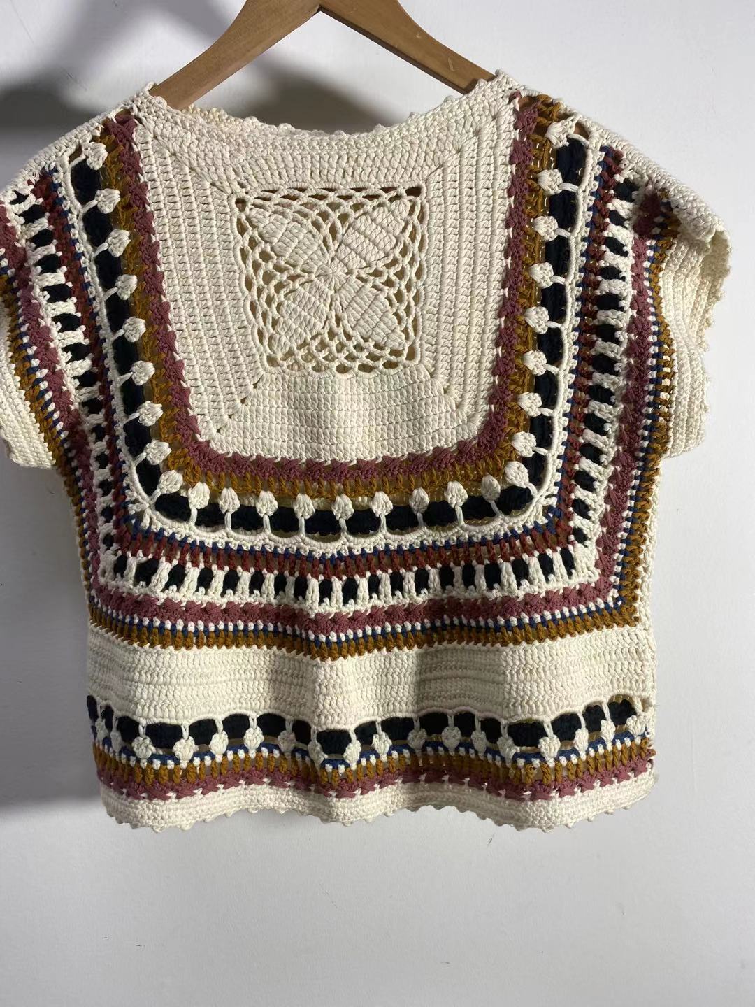 Crochet Knitted Pullover | same ANTHEM. - Bag