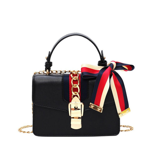 Crossbody Chain Bag & Trendy Scarves – same ANTHEM. Soulmate Streetwear Accessories - black