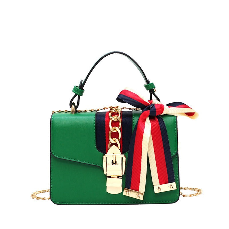 Crossbody Chain Bag & Trendy Scarves – same ANTHEM. Soulmate Streetwear Accessories - green