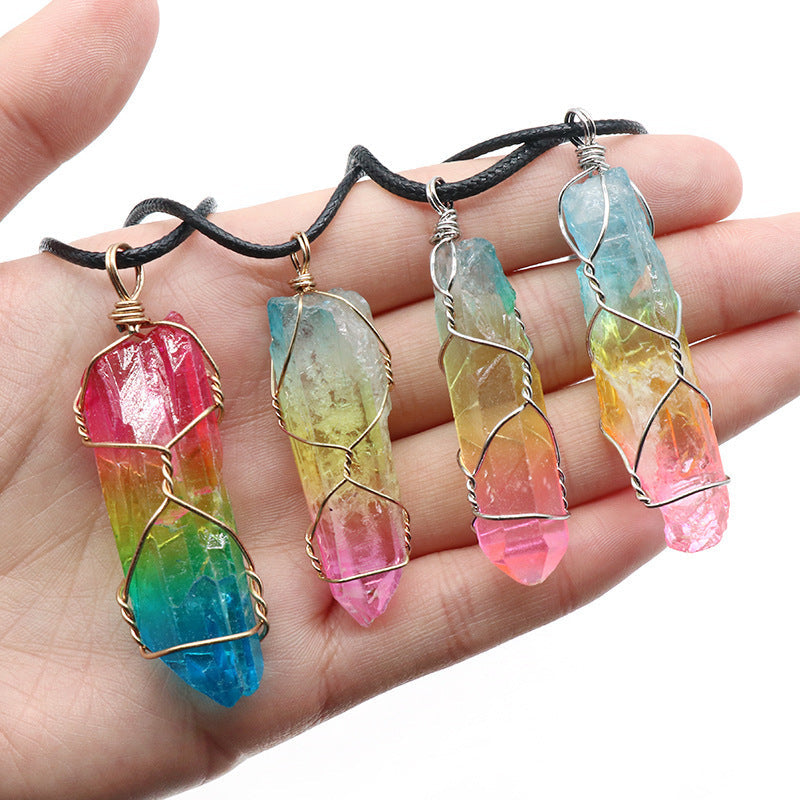 Crystal Tree of Life Necklace | Boho Chic Gemstone Pendant | same ANTHEM