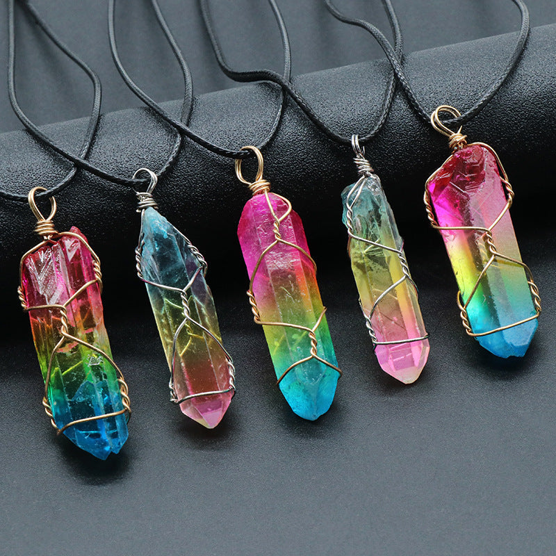 Crystal Tree of Life Necklace | Boho Chic Gemstone Pendant | same ANTHEM