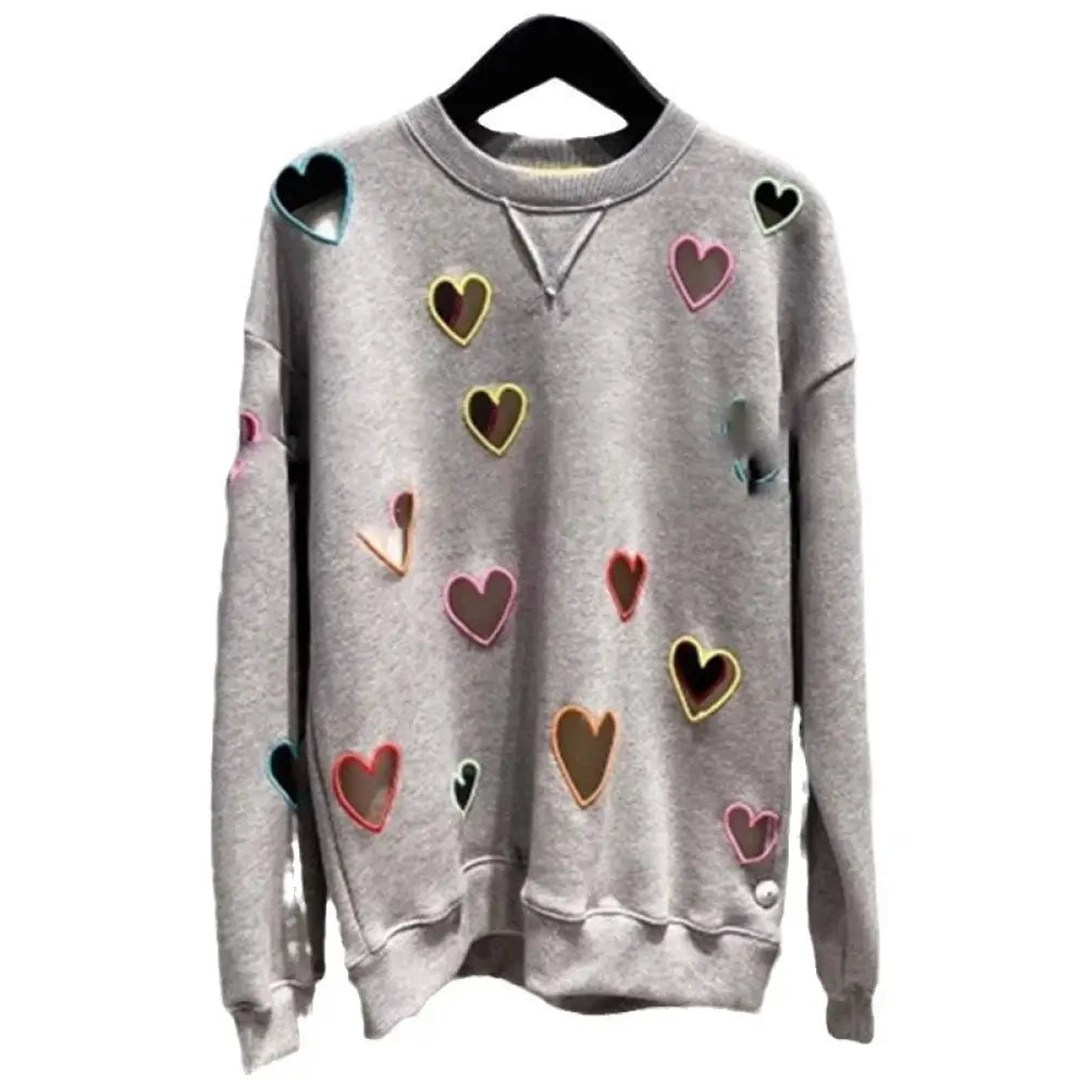 Cute Streetwear Heart Sweater – same ANTHEM | Made for Soulmates & Lovers