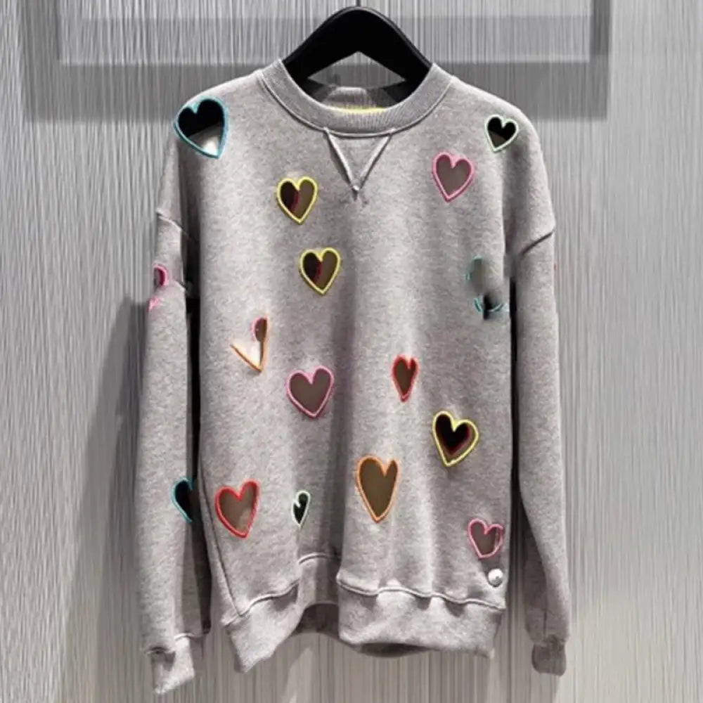 Cute Streetwear Heart Sweater – same ANTHEM | Made for Soulmates & Lovers