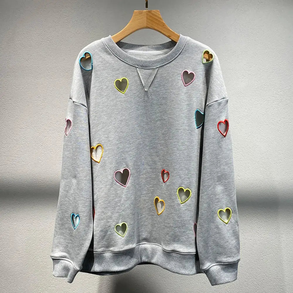 Cute Streetwear Heart Sweater – same ANTHEM | Made for Soulmates & Lovers