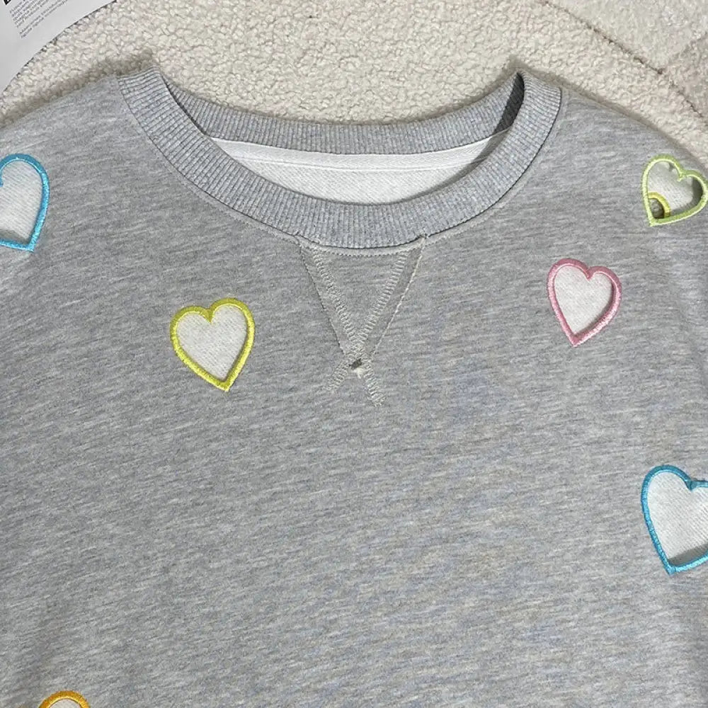 Cute Streetwear Heart Sweater – same ANTHEM | Made for Soulmates & Lovers