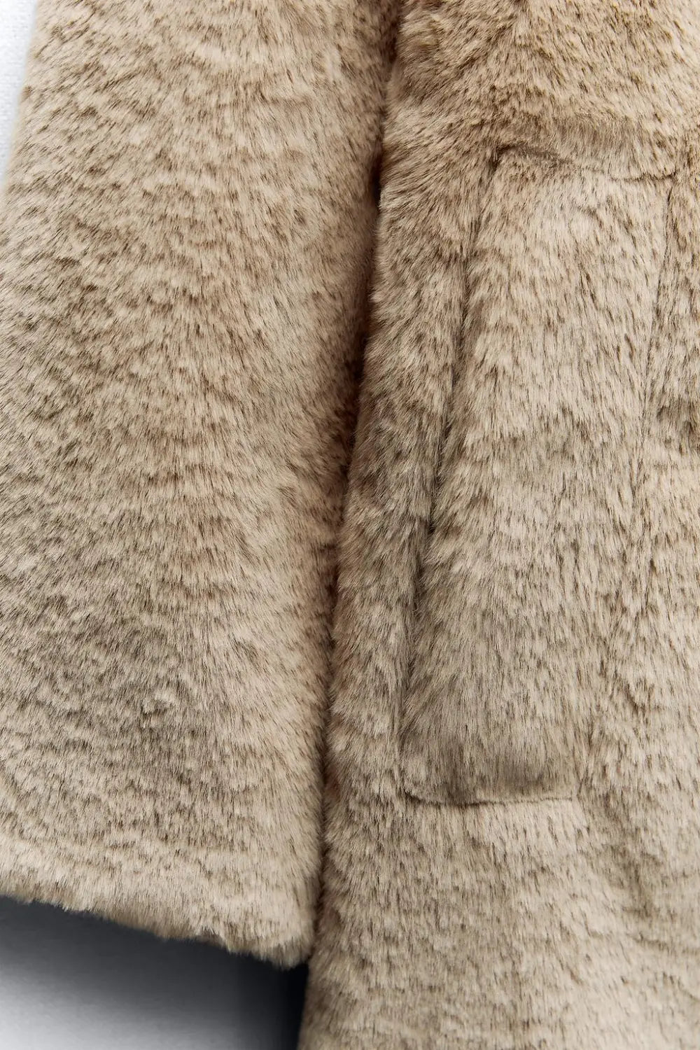 Fall Winter Fashion Artificial Fur Women’s Warm Mid-length Coat