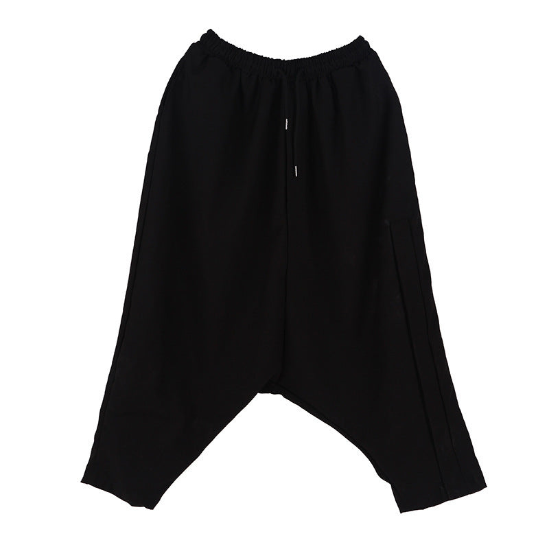 Dark High Fashion Low Crotch Straddles Pants | same ANTHEM. Soulmate Streetwear